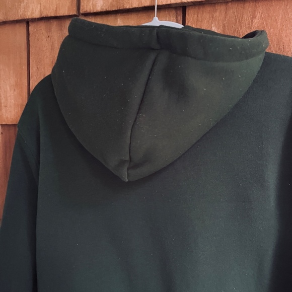 Michigan State University XL Hoodie Chenille Embroidery Green Sweatshirt MSU - Picture 10 of 10